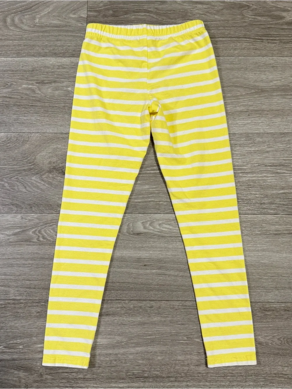 Carter's Girl Sz 8 2pc Set Yellow Short Sleeve Top And Leggings Heart Peace